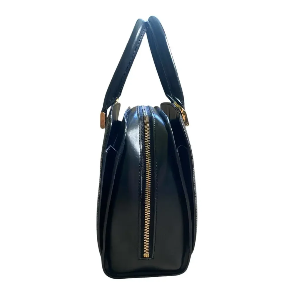 Louis Vuitton Pont Neuf Black Noir Epi Leather Handbag Purse Vintage Luxury Bag - Picture 8 of 16